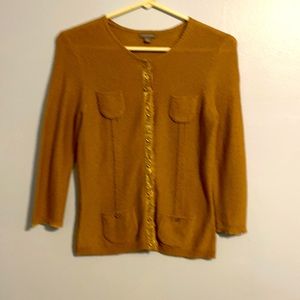 Ann Taylor xs light brown cardigan